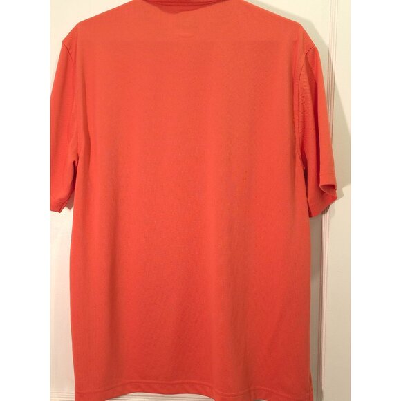 Greg Norman Coral Polo — Short-Sleeve, Shark Logo, Lightweight 100% Polyester, M - Picture 5 of 6